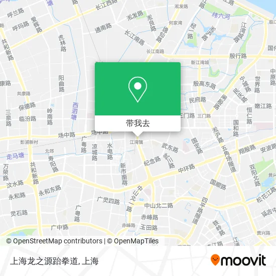 上海龙之源跆拳道地图