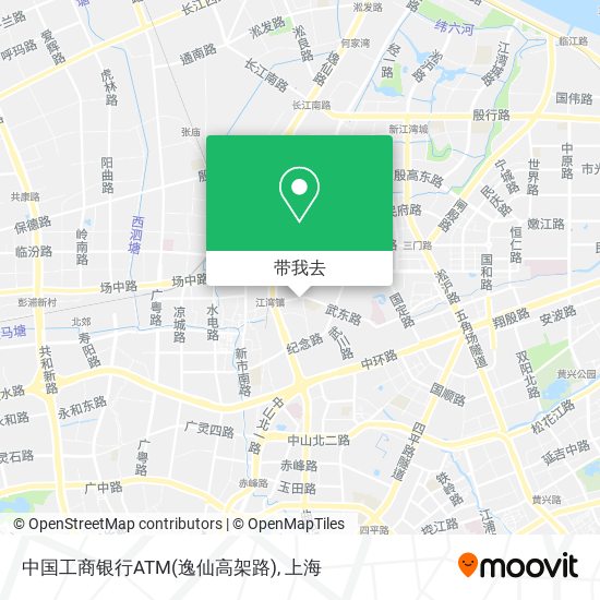 中国工商银行ATM(逸仙高架路)地图