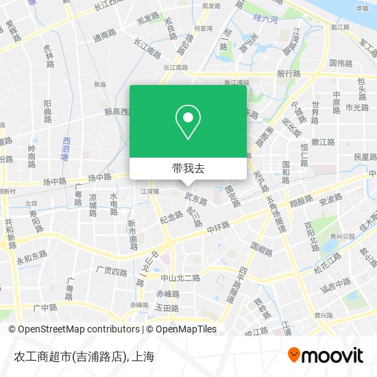 农工商超市(吉浦路店)地图