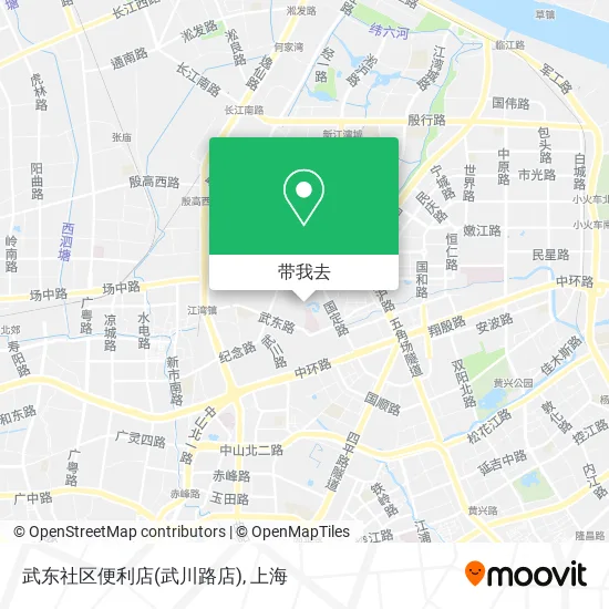 武东社区便利店(武川路店)地图