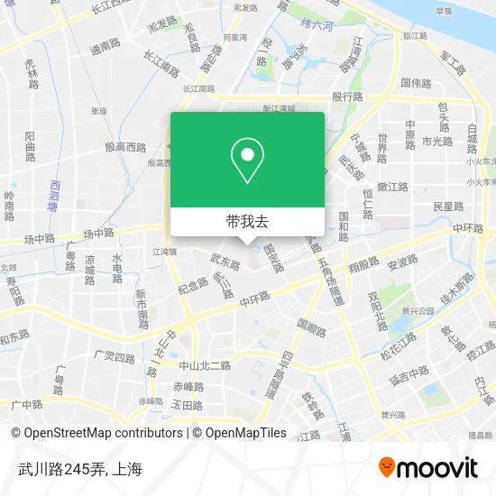 武川路245弄地图