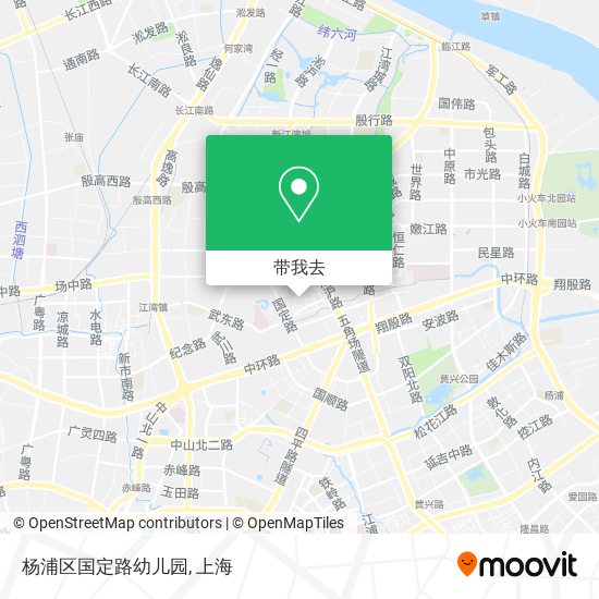 杨浦区国定路幼儿园地图