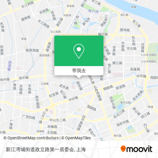 新江湾城街道政立路第一居委会地图