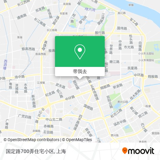 国定路700弄住宅小区地图