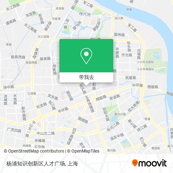 杨浦知识创新区人才广场地图