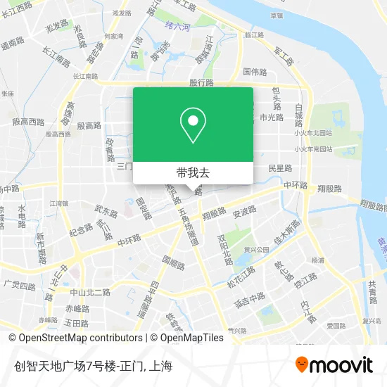 创智天地广场7号楼-正门地图
