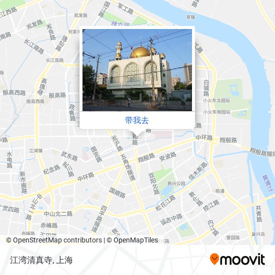 江湾清真寺地图