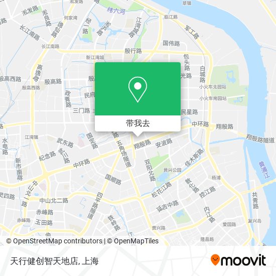 天行健创智天地店地图