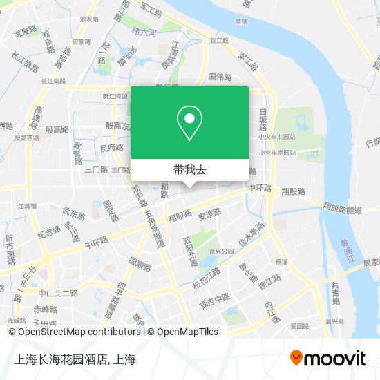 上海长海花园酒店地图