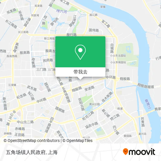 五角场镇人民政府地图