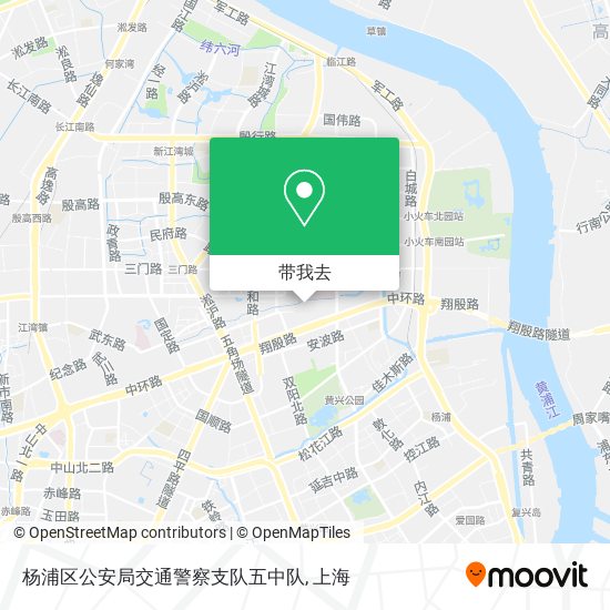 杨浦区公安局交通警察支队五中队地图