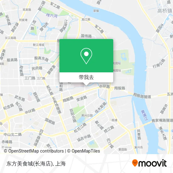 东方美食城(长海店)地图