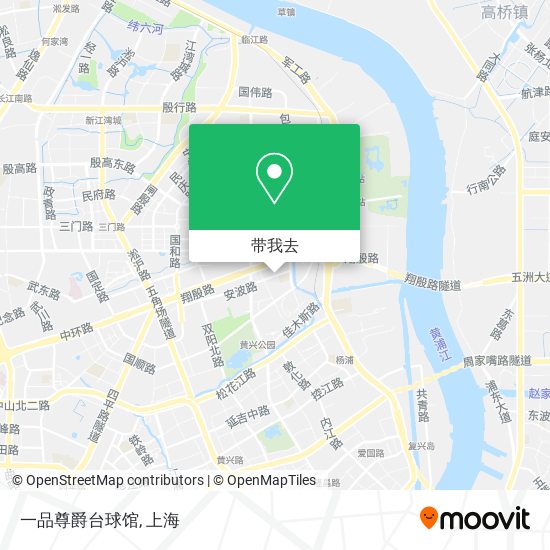一品尊爵台球馆地图