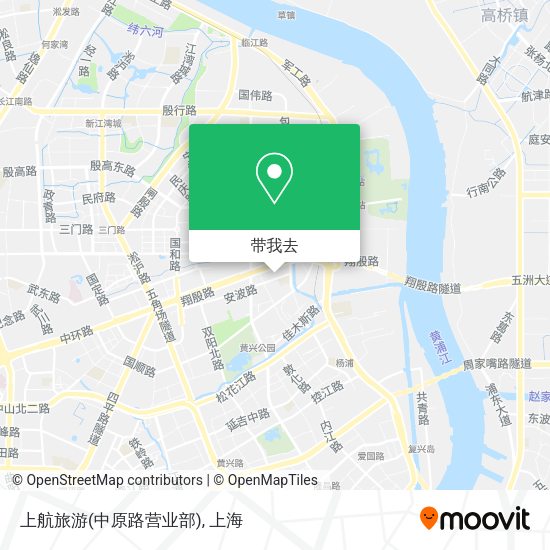 上航旅游(中原路营业部)地图