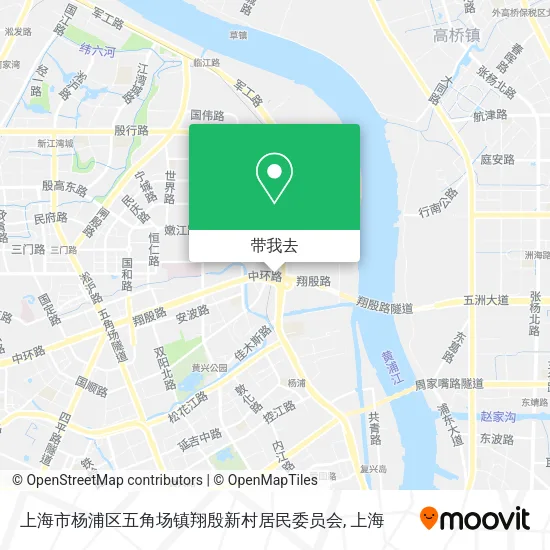 上海市杨浦区五角场镇翔殷新村居民委员会地图