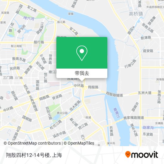 翔殷四村12-14号楼地图