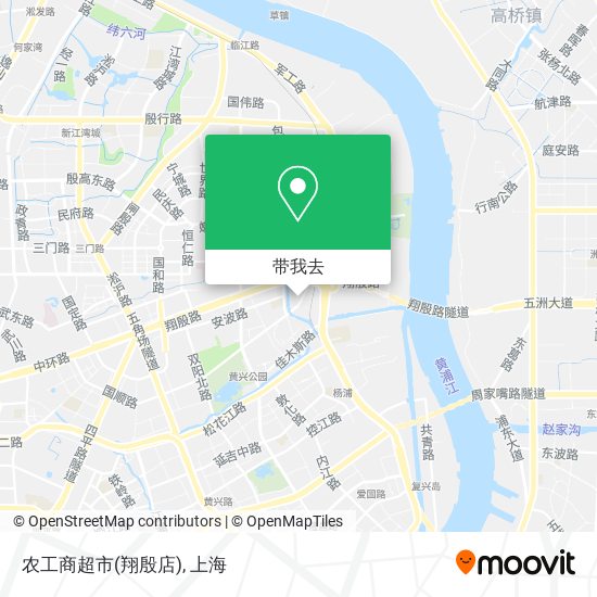 农工商超市(翔殷店)地图