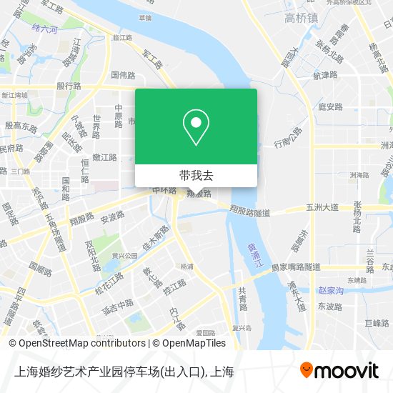 上海婚纱艺术产业园停车场(出入口)地图