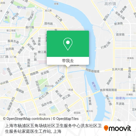 上海市杨浦区五角场镇社区卫生服务中心洪东社区卫生服务站家庭医生工作站地图