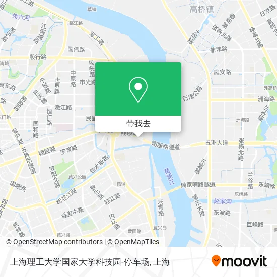上海理工大学国家大学科技园-停车场地图