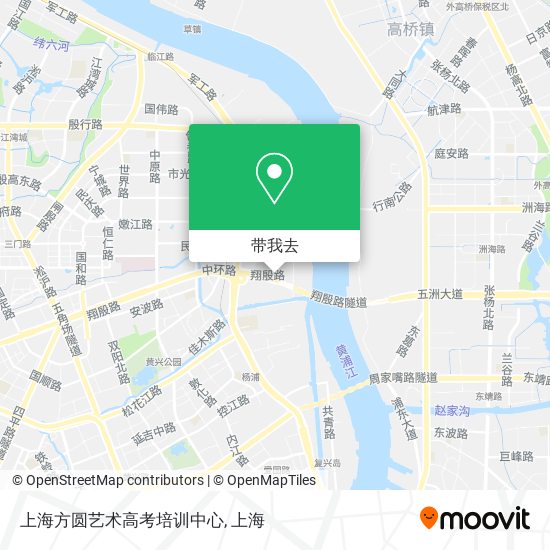 上海方圆艺术高考培训中心地图