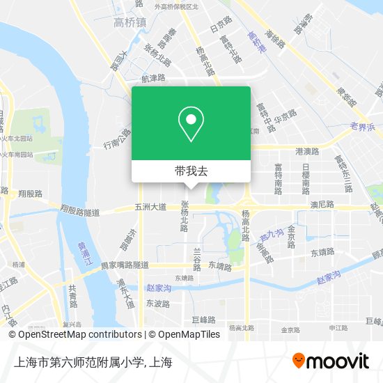 上海市第六师范附属小学地图