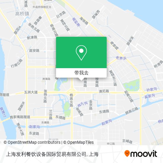 上海发利餐饮设备国际贸易有限公司地图