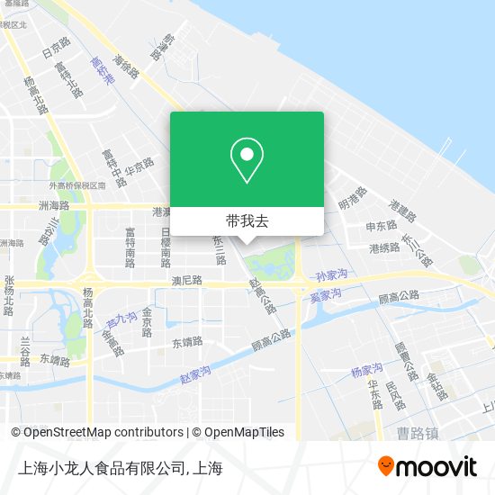 上海小龙人食品有限公司地图