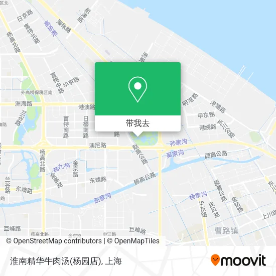 淮南精华牛肉汤(杨园店)地图