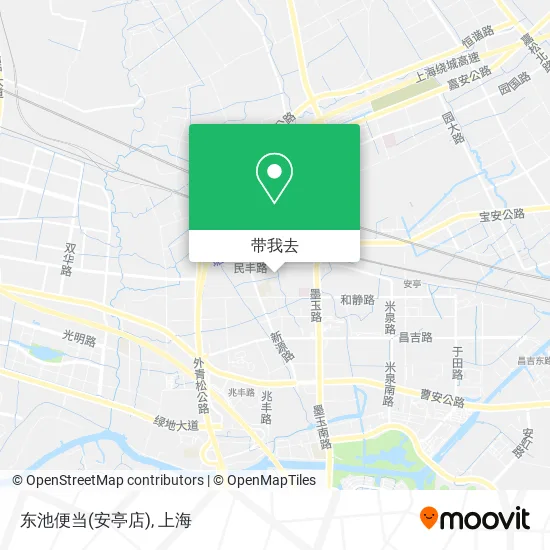 东池便当(安亭店)地图