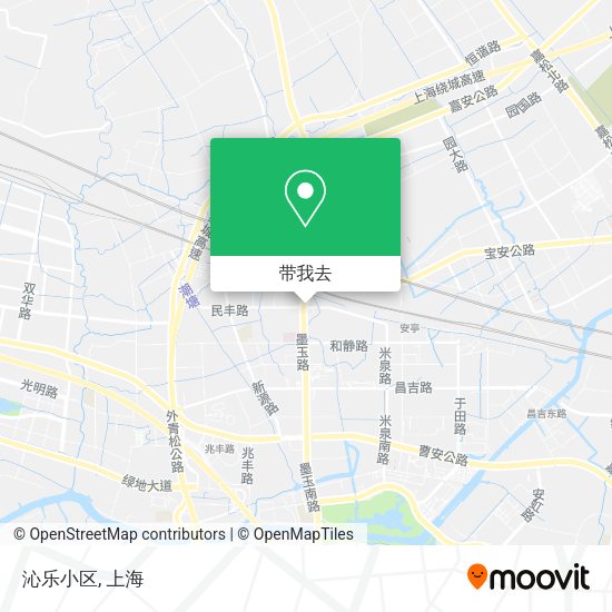 沁乐小区地图