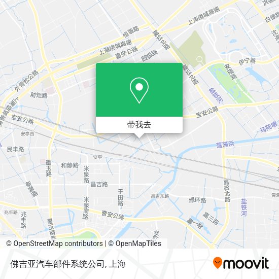 佛吉亚汽车部件系统公司地图