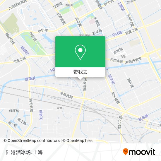陆港溜冰场地图