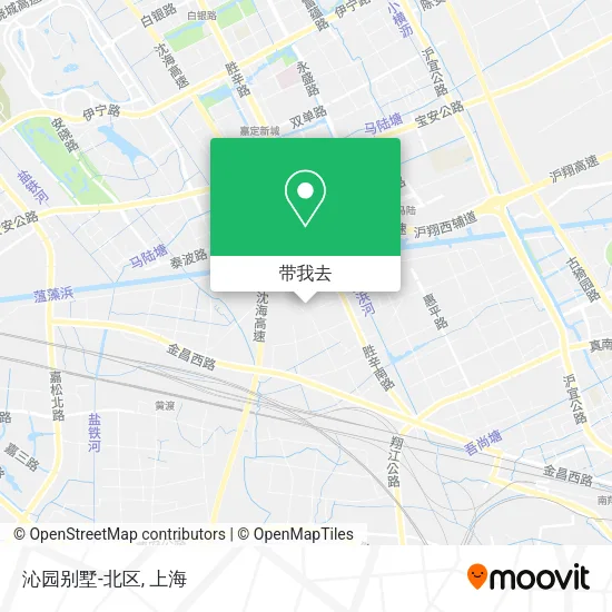 沁园别墅-北区地图