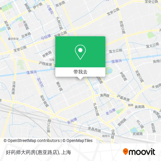 好药师大药房(惠亚路店)地图