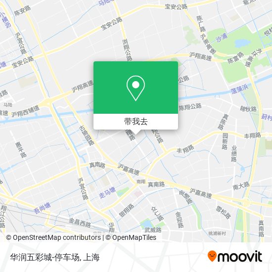 华润五彩城-停车场地图