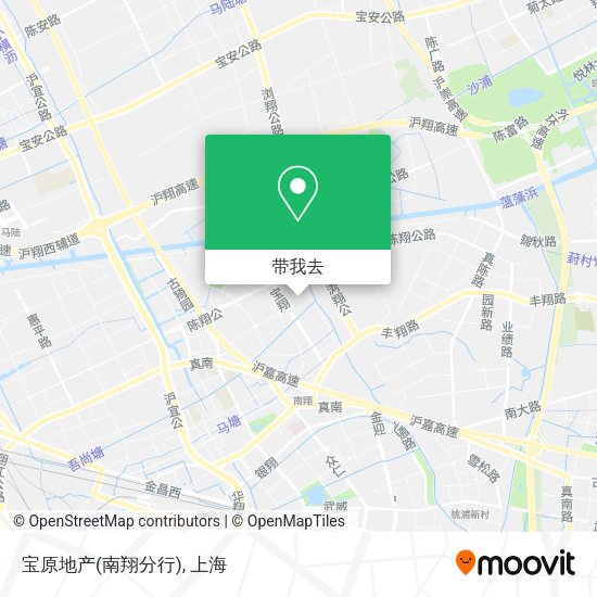 宝原地产(南翔分行)地图