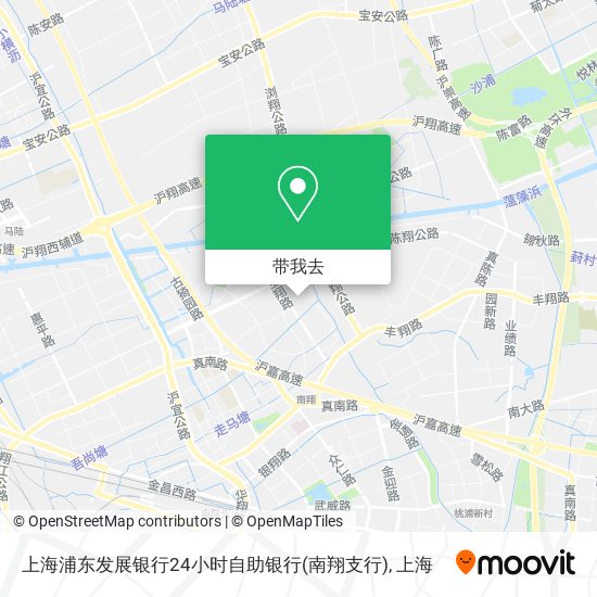 上海浦东发展银行24小时自助银行(南翔支行)地图
