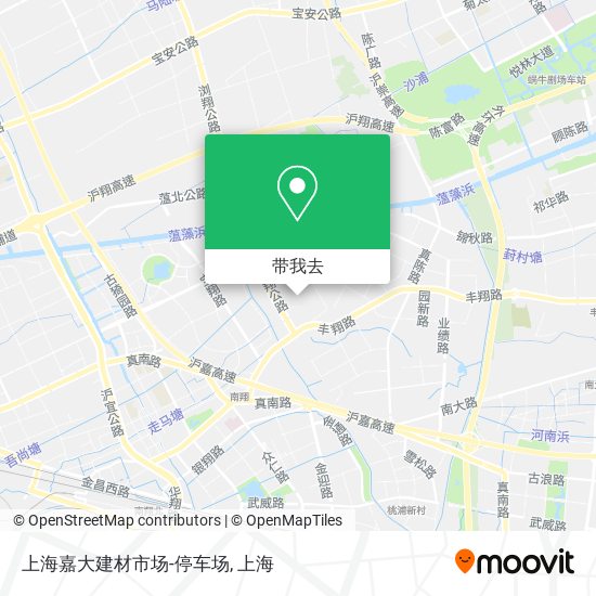 上海嘉大建材市场-停车场地图