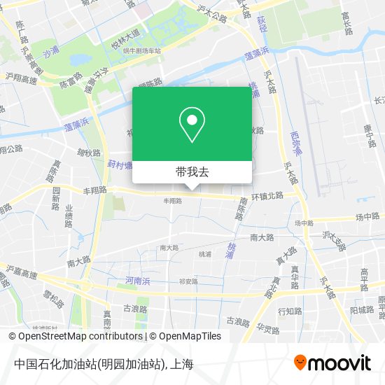 中国石化加油站(明园加油站)地图