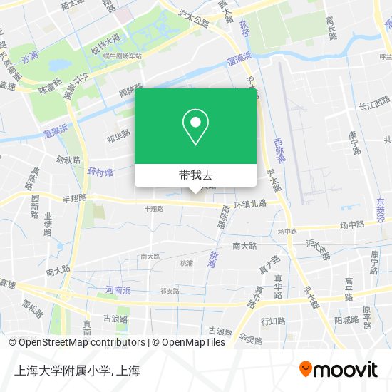 上海大学附属小学地图