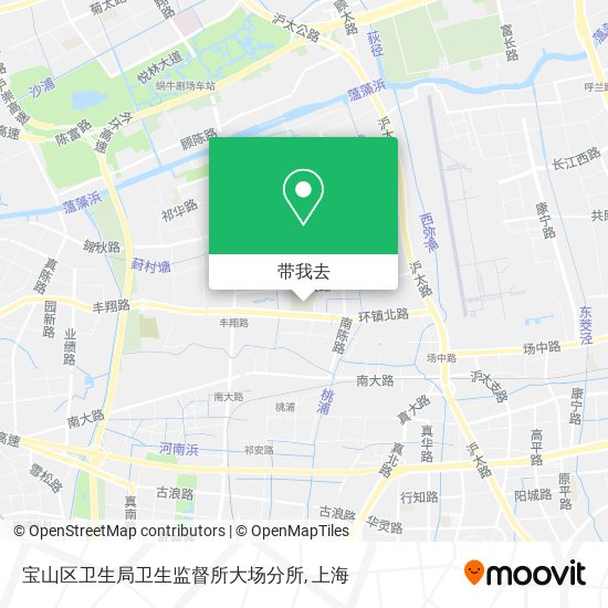 宝山区卫生局卫生监督所大场分所地图