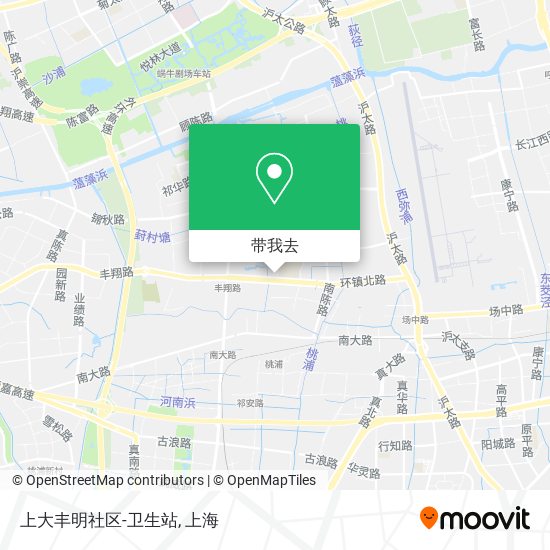 上大丰明社区-卫生站地图
