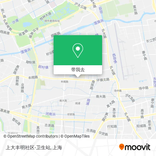 上大丰明社区-卫生站地图