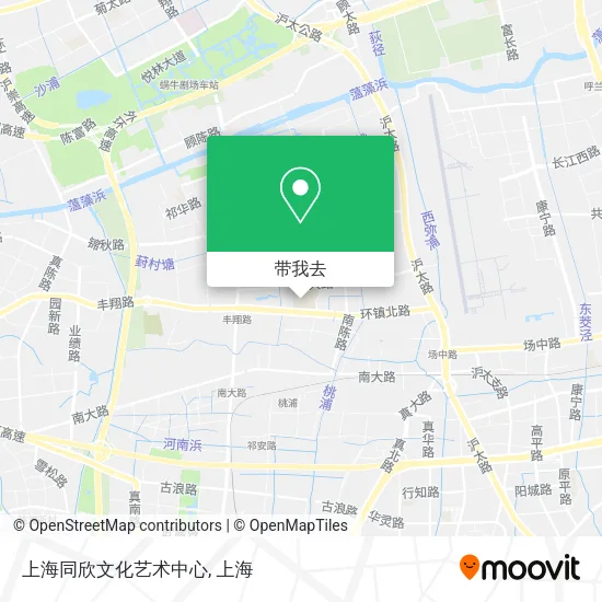 上海同欣文化艺术中心地图