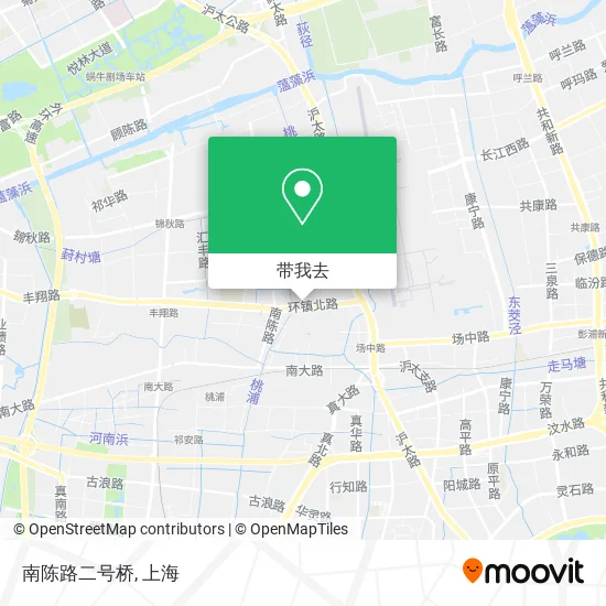 南陈路二号桥地图