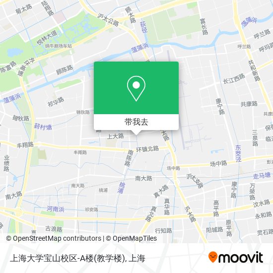 上海大学宝山校区-A楼(教学楼)地图