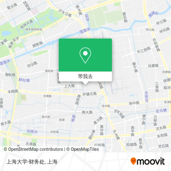 上海大学-财务处地图