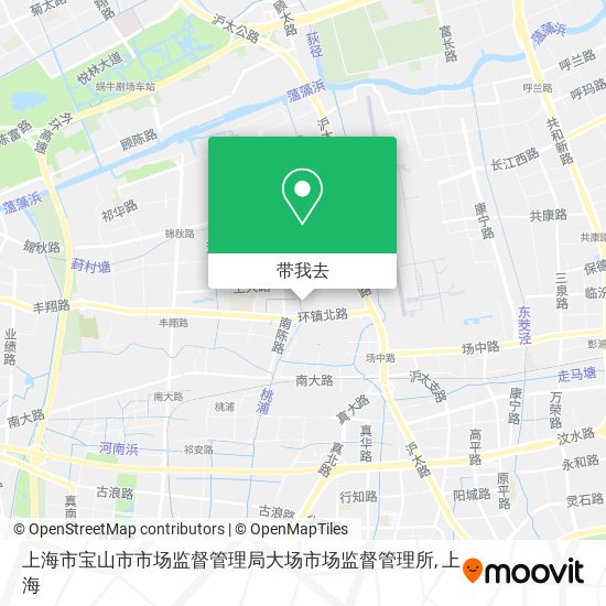 上海市宝山市市场监督管理局大场市场监督管理所地图