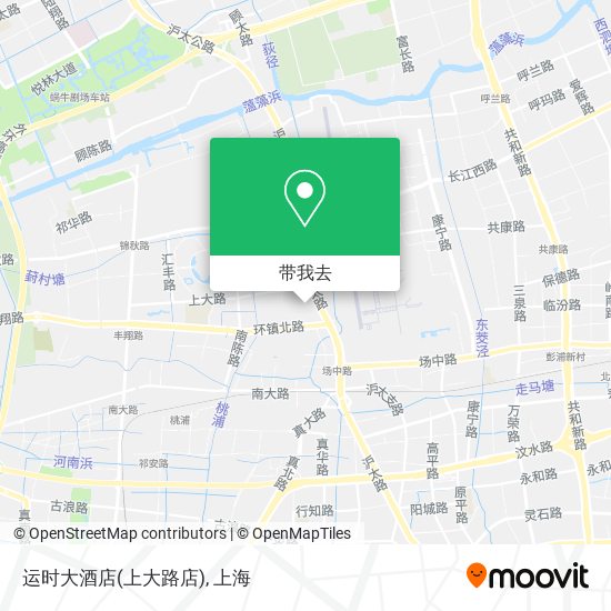 运时大酒店(上大路店)地图
